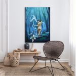 Canvas print Horse goddess