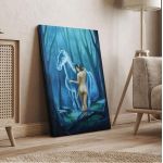 Canvas print Horse goddess