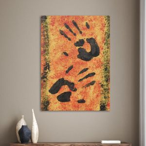 Πίνακας σε καμβά Cave painting