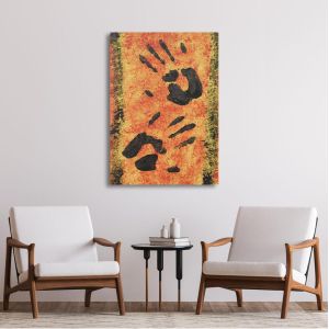 Canvas print Cave painting 2