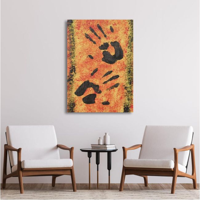 Canvas print Cave painting
