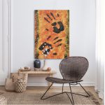 Canvas print Cave painting