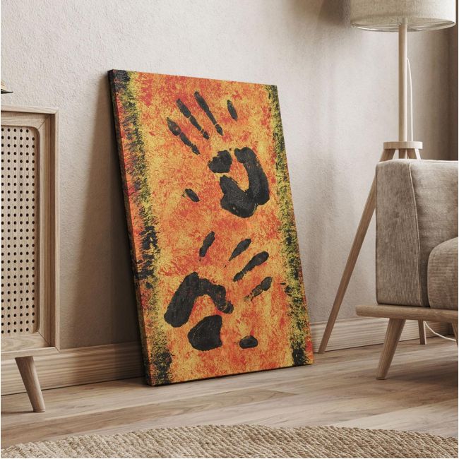 Canvas print Cave painting
