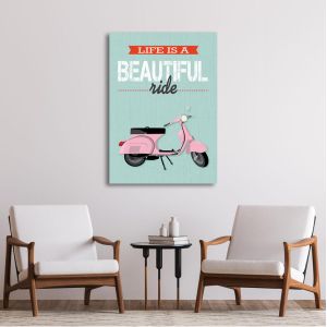 Canvas print Life is a beautiful ride 2