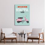 Canvas print Life is a beautiful ride