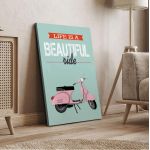 Canvas print Life is a beautiful ride