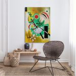 Canvas print Steadfast green, Kandinsky W.