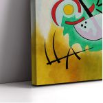 Πίνακας ζωγραφικής Steadfast green, Kandinsky W.