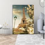 Canvas print Paris, Eiffel at spring
