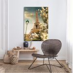 Πίνακας σε καμβά Παρίσι, Eiffel at spring