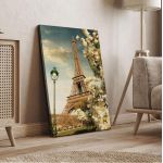 Canvas print Paris, Eiffel at spring