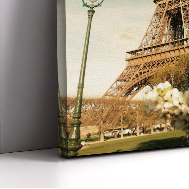 Canvas print Paris, Eiffel at spring