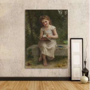 Canvas print The reader 1895, Bouguereau W. A.