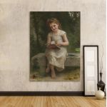 Πίνακας ζωγραφικής The reader 1895, Bouguereau W. A. αντίγραφο σε καμβά
