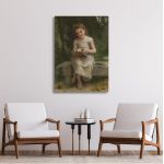 Πίνακας ζωγραφικής The reader 1895, Bouguereau W. A. αντίγραφο σε καμβά