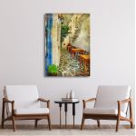 Canvas print Small road at island