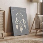 Πίνακας σε καμβά Ονειροπαγίδα (Dream catcher)