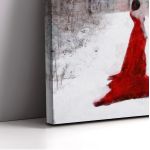 Πίνακας σε καμβά Red lady