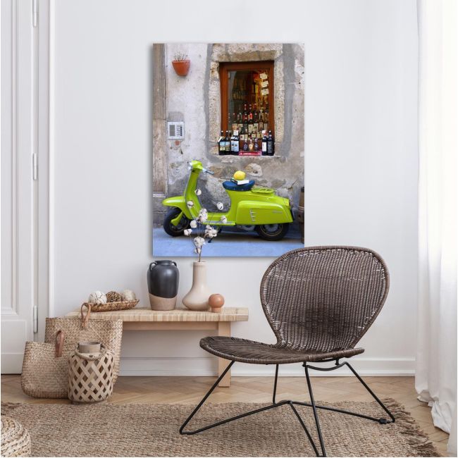 Canvas print Vespa scene