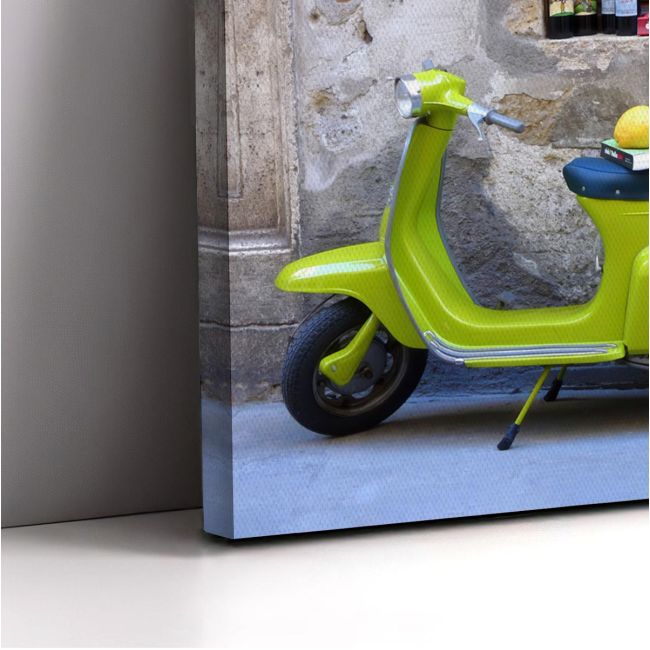 Canvas print Vespa scene