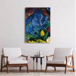 Canvas print Wild pigs (Boar and sow), Marc F.