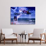 Canvas print Love steps