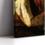 Old smoker, Iakovidis G, Canvas Print