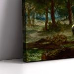 Canvas print Greek cavalry warriors resting, Eugene Delacroix