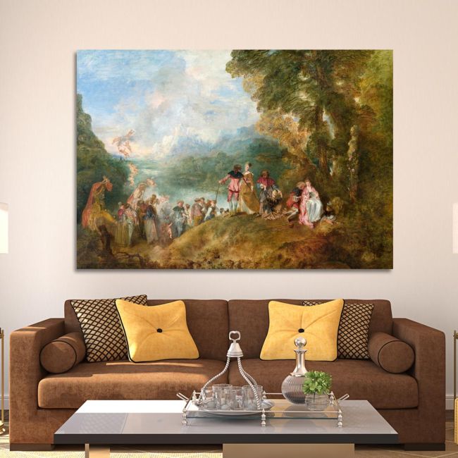Πίνακας ζωγραφικής, Ταξίδι στα Κύθηρα, Antoine Watteau