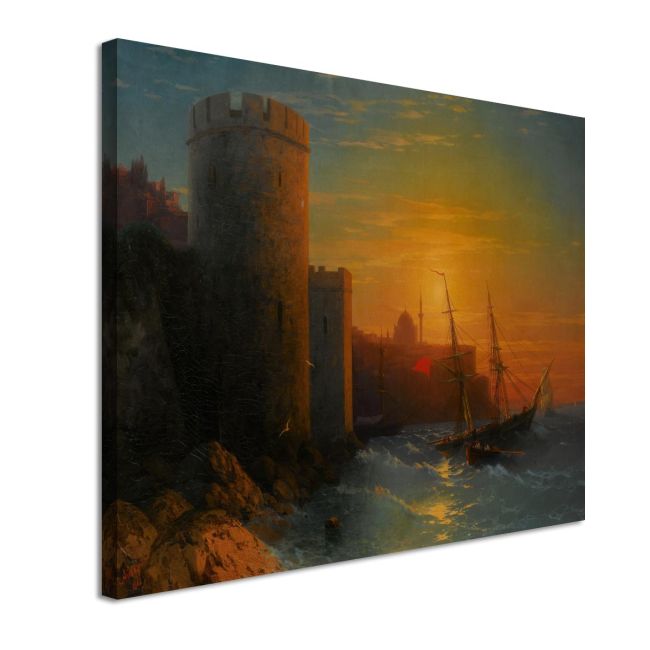 Canvas print Sunset at Konstantinople, Aivazovsky I.