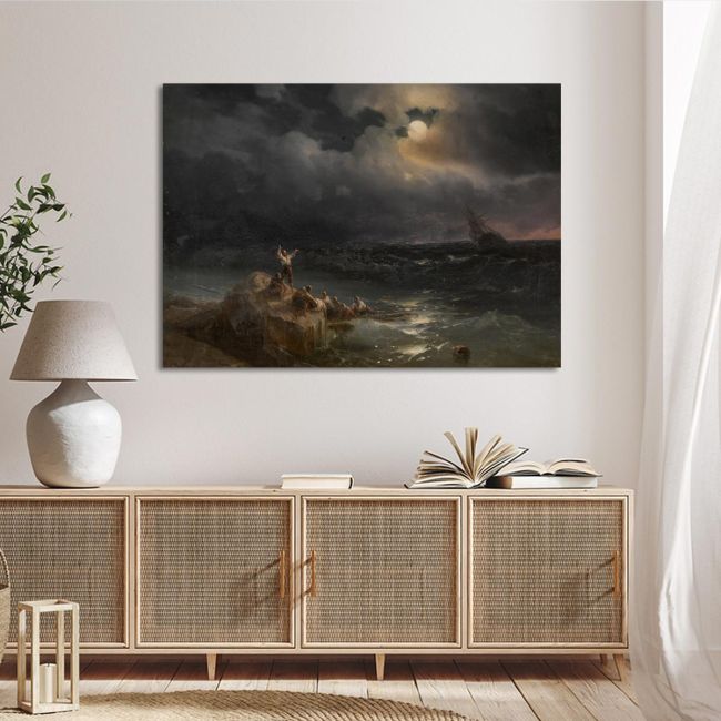 Canvas print Survivors, Aivazovsky I.