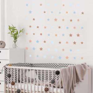 Wall stickers 3 sizes gold stars