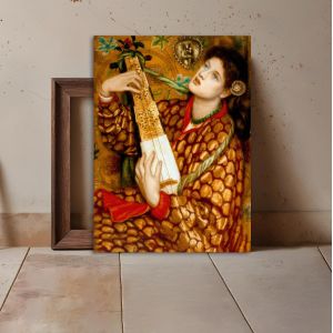 Πίνακας ζωγραφικής κάθετο, A Christmas carol, Rossetti D. G.