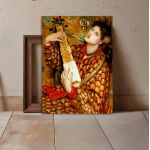 Canvas print vertical, A Christmas carol, Rossetti D. G.