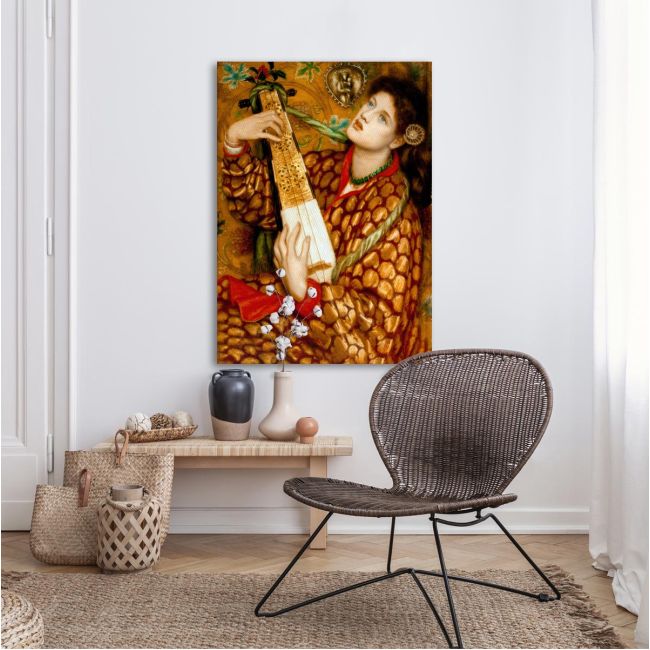 Canvas print vertical, A Christmas carol, Rossetti D. G.