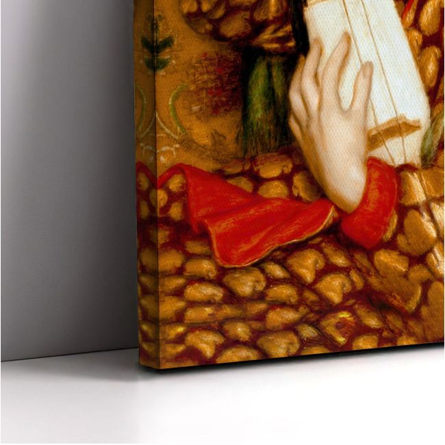 Canvas print vertical, A Christmas carol, Rossetti D. G.