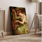 Canvas print vertical, A sea-spell, Rossetti D. G.