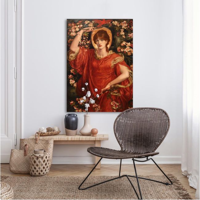 Πίνακας ζωγραφικής κάθετος, A vision of Fiammetta, Rossetti D. G.