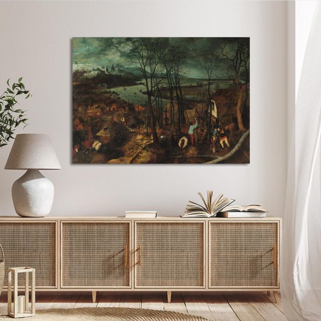 Canvas print The gloomy day, Bruegel Pieter, reproduction