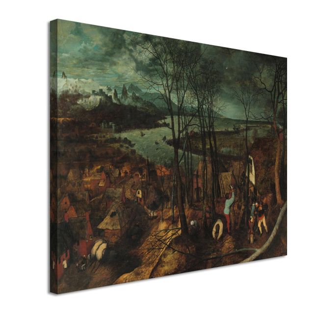 Canvas print The gloomy day, Bruegel Pieter, reproduction