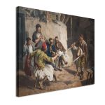 Canvas print Sword fighting, Unknown