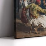 Canvas print Sword fighting, Unknown