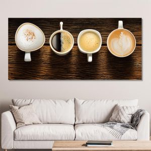 Canvas print Coffees on board 2
