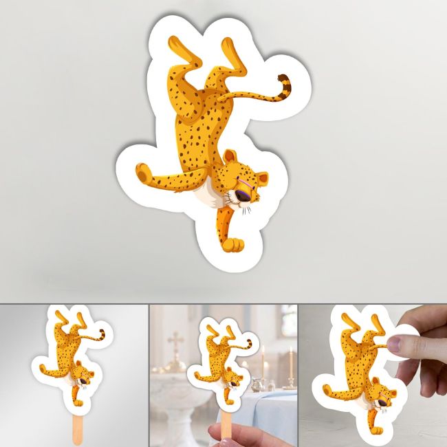 Die-Cut Baptism props personalized