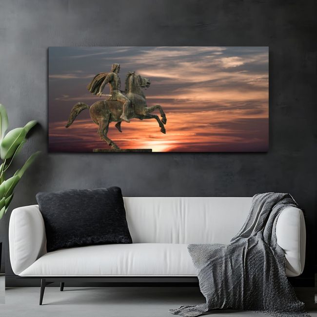 Canvas print Alexander the Great, Thessaloniki