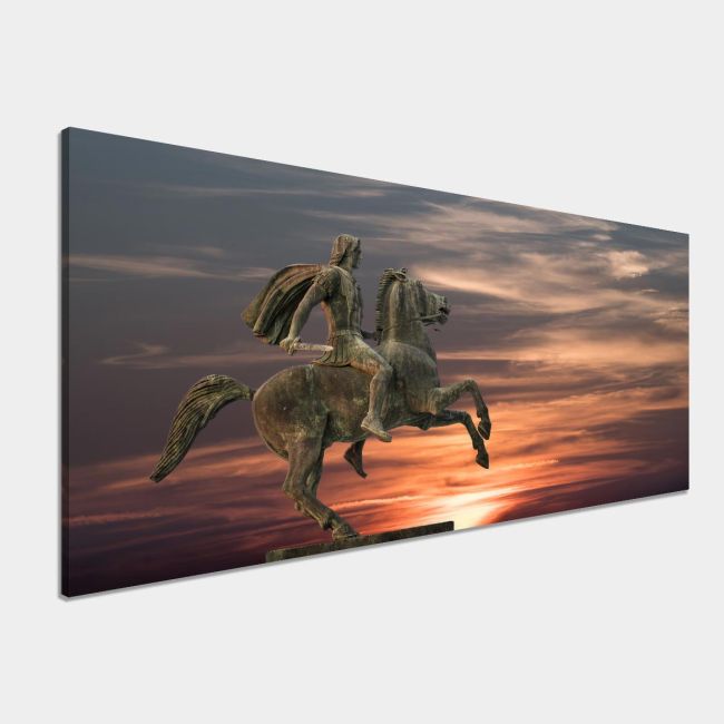 Canvas print Alexander the Great, Thessaloniki