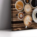 Πίνακας σε καμβά More coffees!