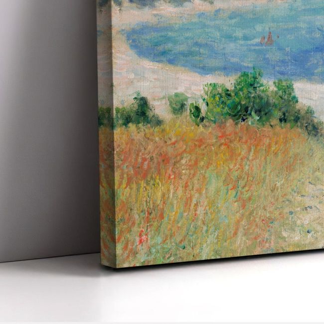 Πίνακας ζωγραφικής Path in the wheat fields, Monet C.