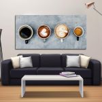 Canvas print Coffees!