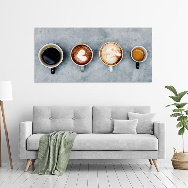 Canvas print Coffees!